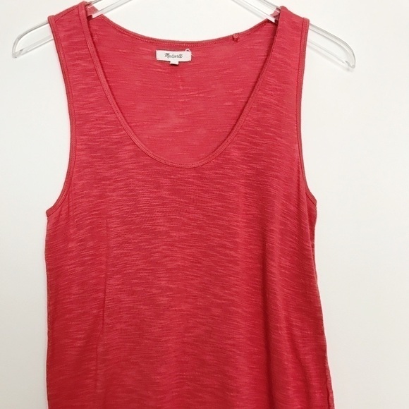 Madewell Anthem Heathered Red Burnout Tank Size XS - Picture 3 of 8